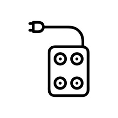 Remote control line icon