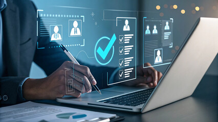 AI Recruitment, Digital Hiring, and HR Tech Innovation: A Futuristic Interface for Smart Talent Acquisition

