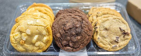 collection of cookies for dessert at a picnic