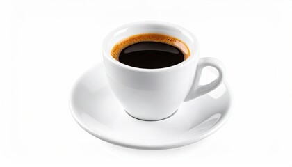 Espresso in white cup (3)