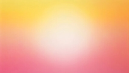 Soft gradient background with warm yellow and pink hues and subtle grain texture