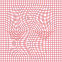 Gingham seamless pattern. Seamless checkered pattern. Texture cherry, blue, yellow, green and white vichy. Checkered wallpaper. Design of samples of natural fabric and textiles