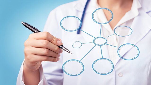 Marketing data review with charts and analytics. Business intelligence analysis in progress. Analyst using computer tools.