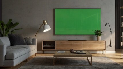 Modern Minimalist Living Room Mockup with TV
modern, minim