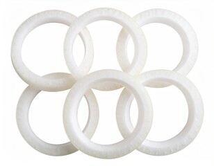 Onion rings arranged