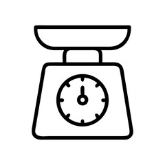 Scale line icon
