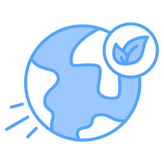Eco Conscious Blue Icon