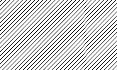 Black diagonal lines on white background abstract pattern vector