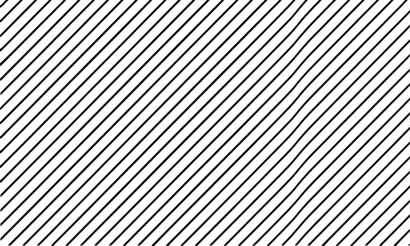 Black diagonal lines on white background abstract pattern vector
