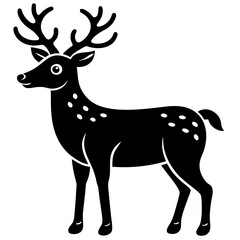 Reindeer icon  perfect for holiday projects, seasonal designs, and microstock downloads in vector format.
 