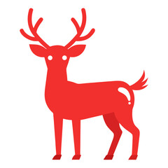 Reindeer icon  perfect for holiday projects, seasonal designs, and microstock downloads in vector format.
 