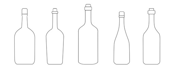 Alcohol-Bottle-Outline-Set-01