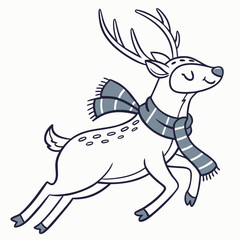 Reindeer icon  perfect for holiday projects, seasonal designs, and microstock downloads in vector format.
