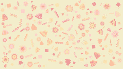 Pastel geometric pattern background. Vector illustration for presentation, creative project, and poster.