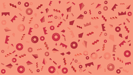 Pink geometric abstract pattern. Vector illustration for presentation, creative project, and poster.
