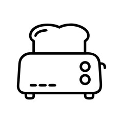 Toaster line icon