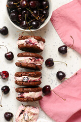 Black Forest Ice Cream Sandwiches