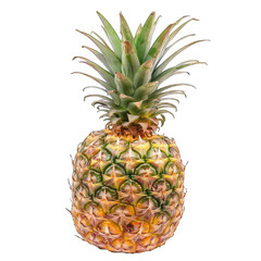 Fototapeta premium Fresh pineapple, whole, vibrant colors
