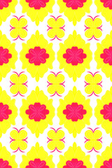 seamless background with flowers