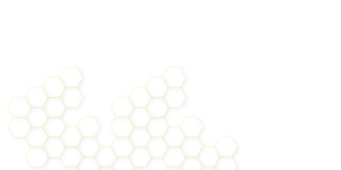 Abstract geometric white grid emboss hexagonal background. Luxury white pattern with hexagons. Seamless background. Abstract honeycomb background.