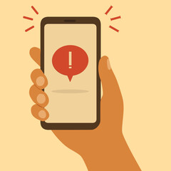 mobile notification design alert message
