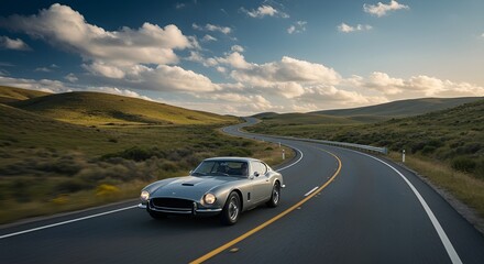 Luxury Vehicle Sports Car 4K Wallpaper Colorful Background White Background