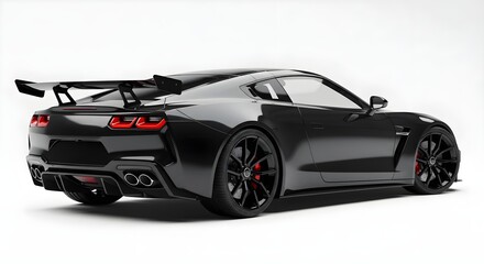 Luxury Vehicle Sports Car 4K Wallpaper Colorful Background White Background