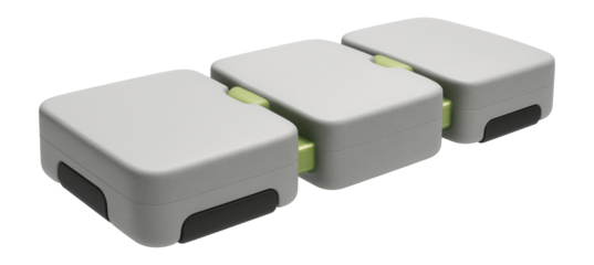 Interconnected foam segments with water-resistant coating for poolside safety