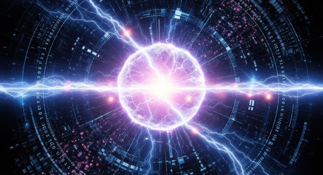 Visualizing the forces of physics with advanced energy simulation and abstract particle collisions