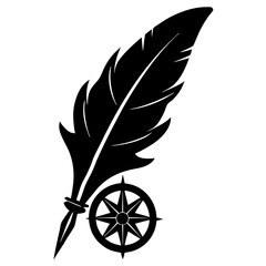 feather and ink