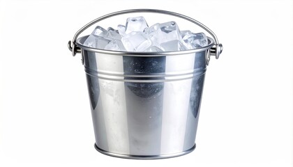 Metal ice bucket