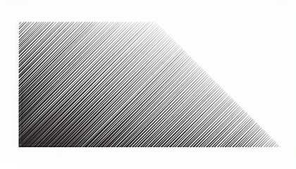 slash line border with diagonal lines angle of tilt stripes black pattern of footer isolated on white background