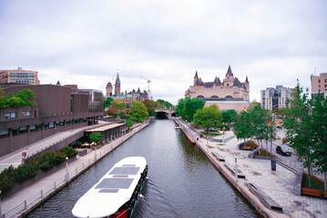 view of downtown Ottawa Canada in summer