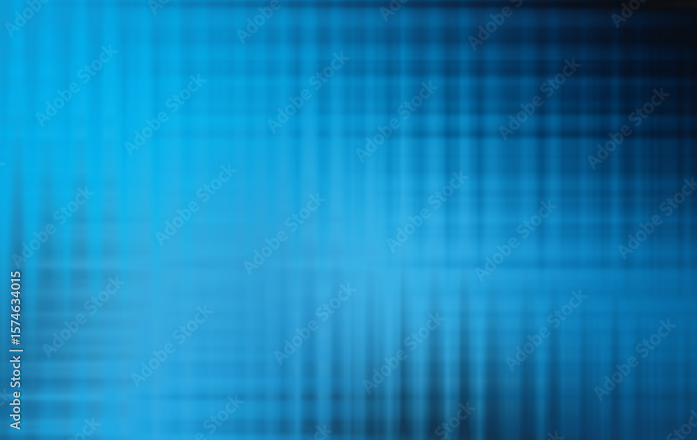 Aufkleber blue abstract background features a digital blurred grid pattern with light lines, ideal for modern 