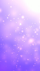 Purple bokeh glitter particles background