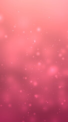 Red bokeh glitter particles background