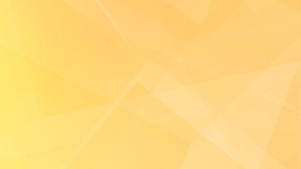 Abstract bright yellow geometric transparent shapes background