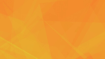 Abstract futuristic orange geometric transparent shapes background