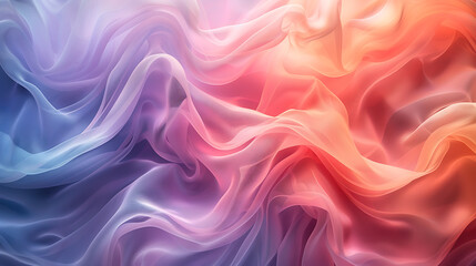 Obraz premium Vibrant abstract flowing waves of colorful gradient textures