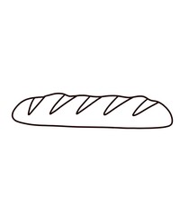 vector illustration of a bread dessert