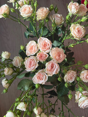 Bouquet of roses. Roses tenderness. 