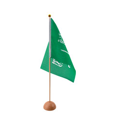 Saudi Arabia Flag on Transparent Background