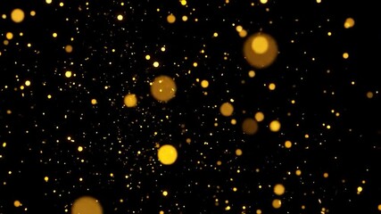 Golden bokeh - Powered by Adobe