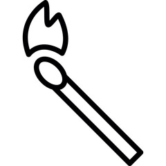 Match On Fire Icon