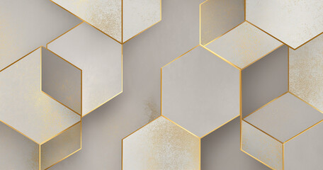 Abstract Beige and white Geometric Stone Pattern minimalist background