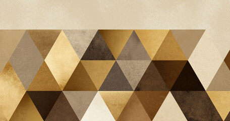 Abstract Beige and white Geometric Stone Pattern minimalist background