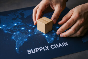 Efficient coordination and strategic management drive the delivery goods across interconnected global supply networks