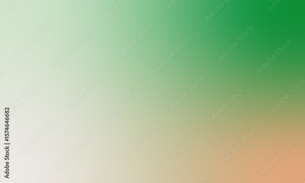 Poster soft gradient background with green cream and peach tones for design projects new 2025 trendy grainy