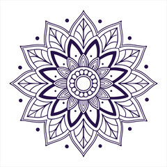 vector illustration of a flower