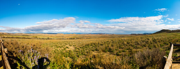Panorama dry bushes © Markus Rieder